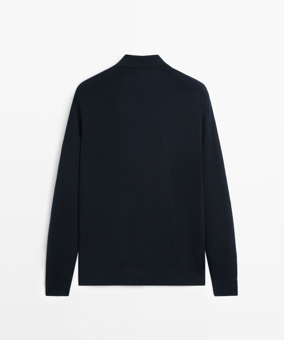 마시모두띠(MASSIMO DUTTI) 100% 코튼 폴로넥 니트 가디건