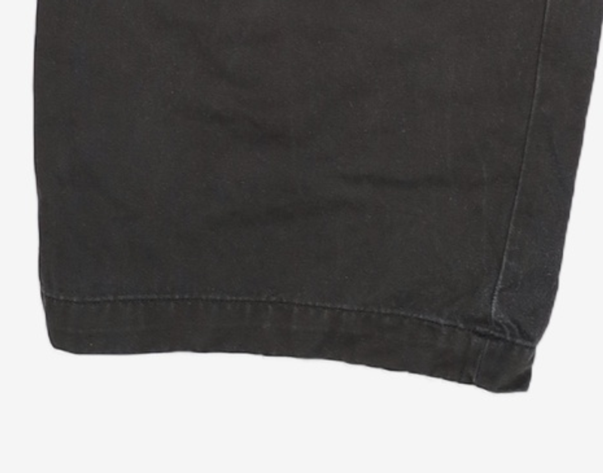 무신사 스탠다드(MUSINSA STANDARD) 커브드 와이드 치노 팬츠 [블랙] 34