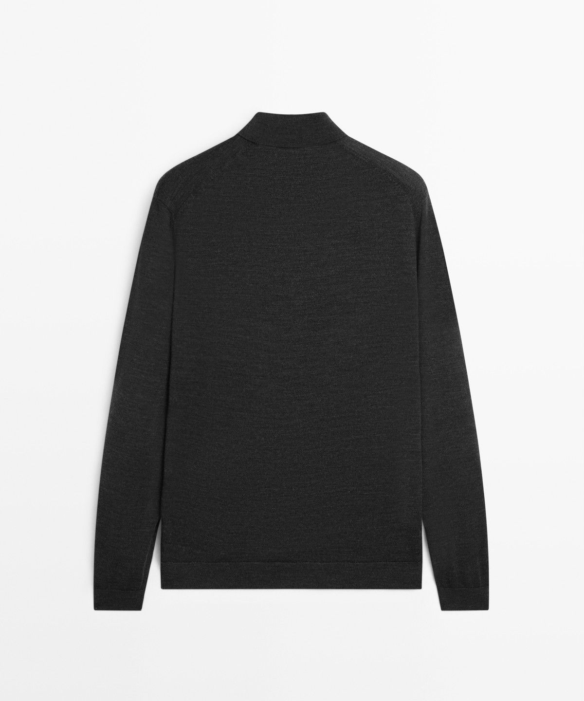 마시모두띠(MASSIMO DUTTI) 100% 메리노 울 니트 폴로 스웨터