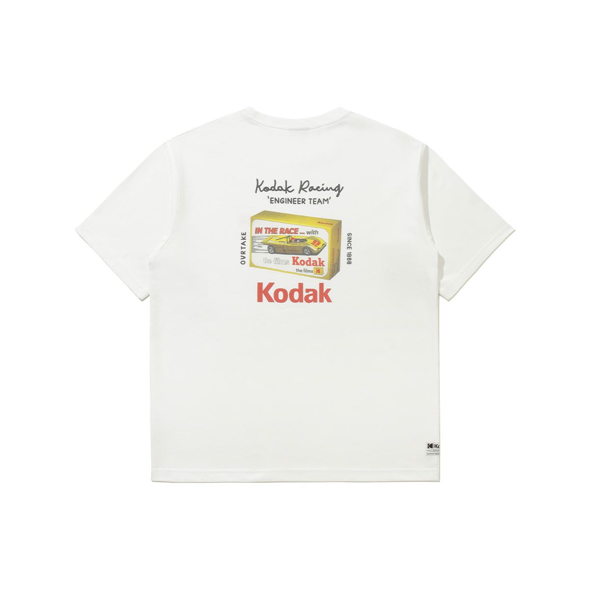 코닥(KODAK) 레이싱 아카이브 그래픽 반팔티 WHITE