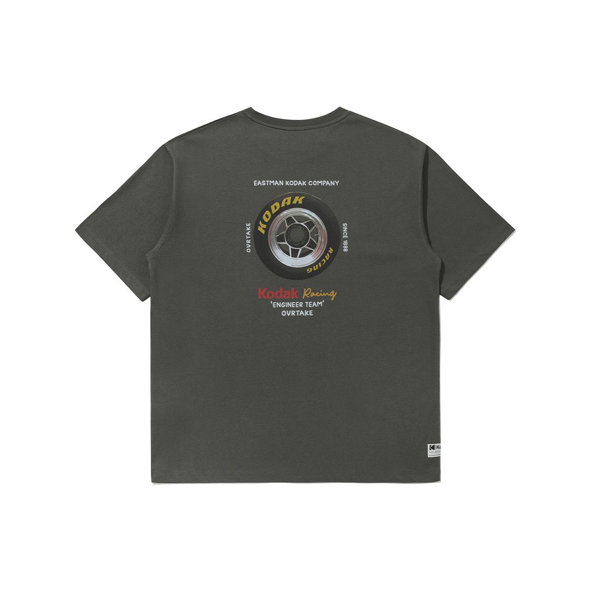 코닥(KODAK) 레이싱 아카이브 그래픽 반팔티 CHARCOAL