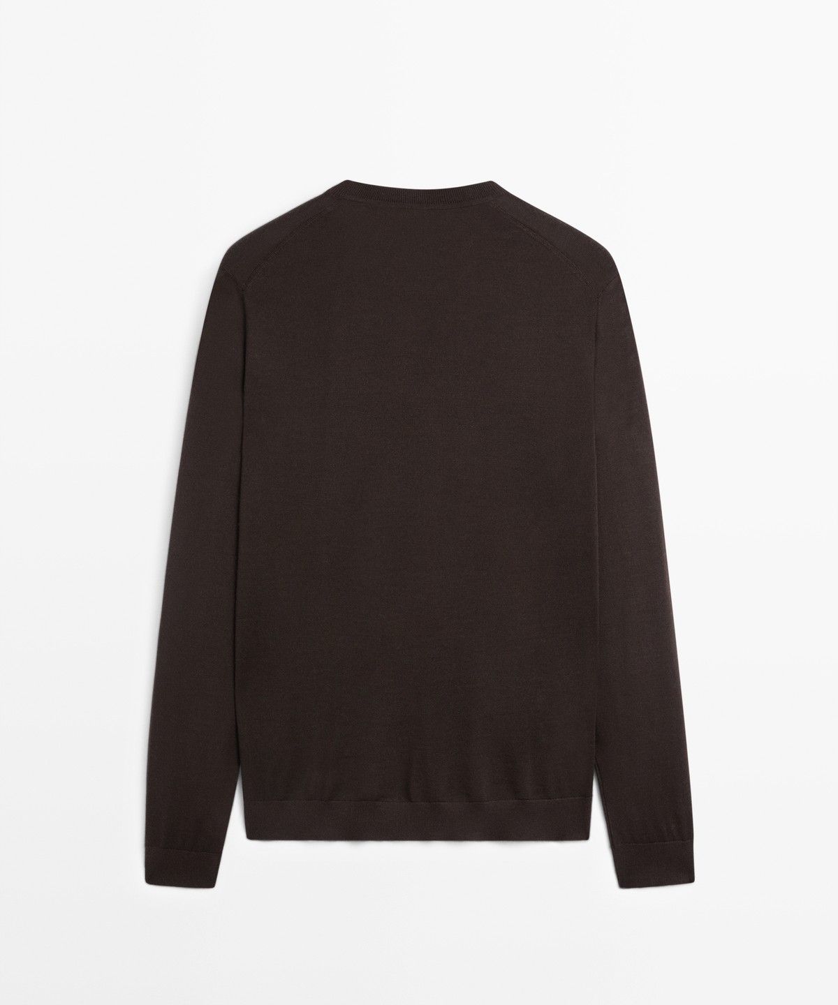 마시모두띠(MASSIMO DUTTI) 100% 메리노 울 라운드넥 니트 스웨터