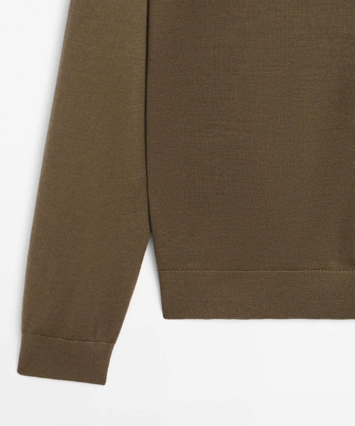 마시모두띠(MASSIMO DUTTI) 100% 메리노 울 라운드넥 니트 스웨터