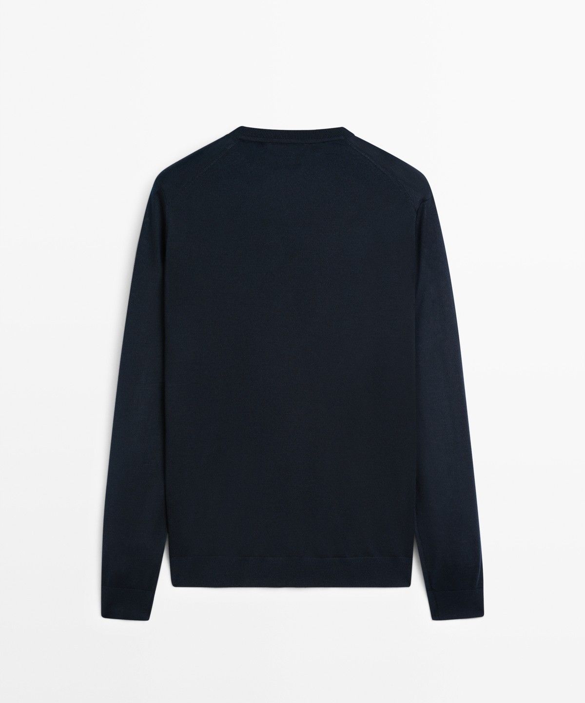 마시모두띠(MASSIMO DUTTI) 100% 메리노 울 라운드넥 니트 스웨터