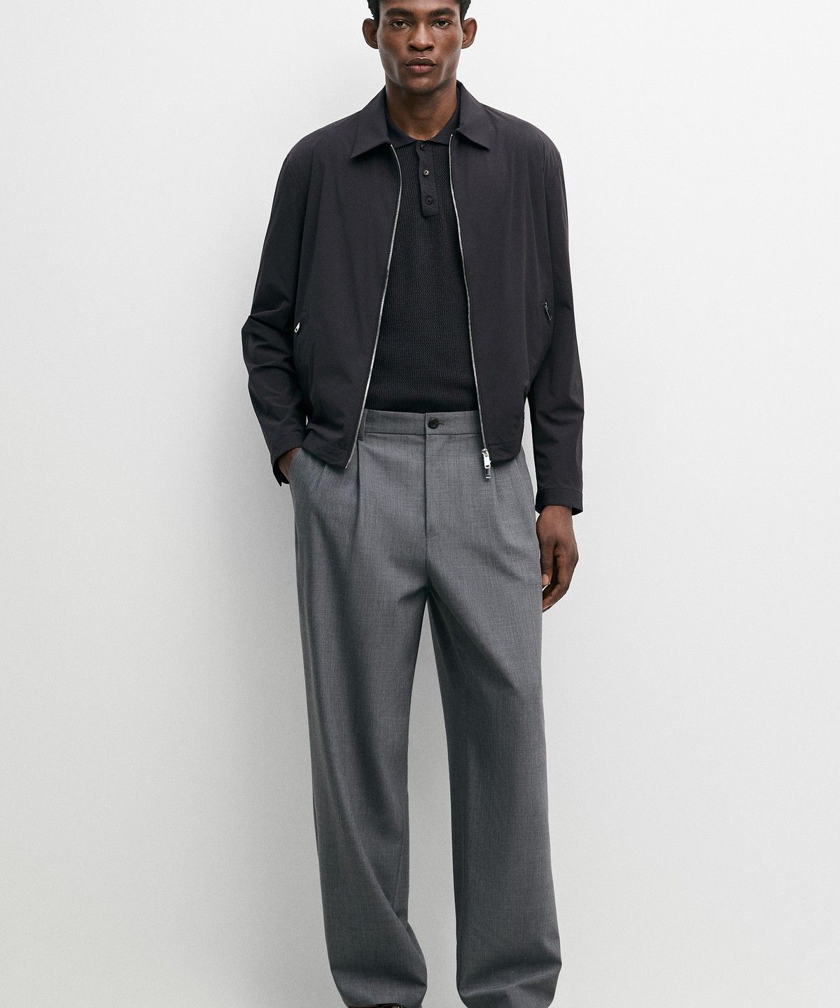 마시모두띠(MASSIMO DUTTI) 라이트웨이트 크롭 재킷