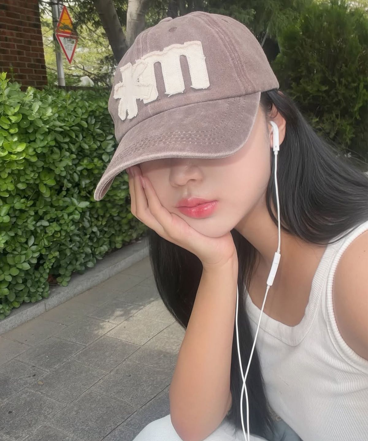 미타유스(MITA YOUTH) 미타 아카이브 워시드 패치 볼캡 [PIGMENT BROWN]