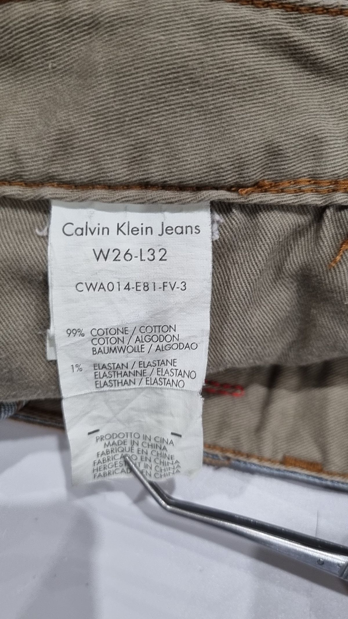 캘빈클라인 진(CALVIN KLEIN JEANS) 청/데님 팬츠 W26-L32