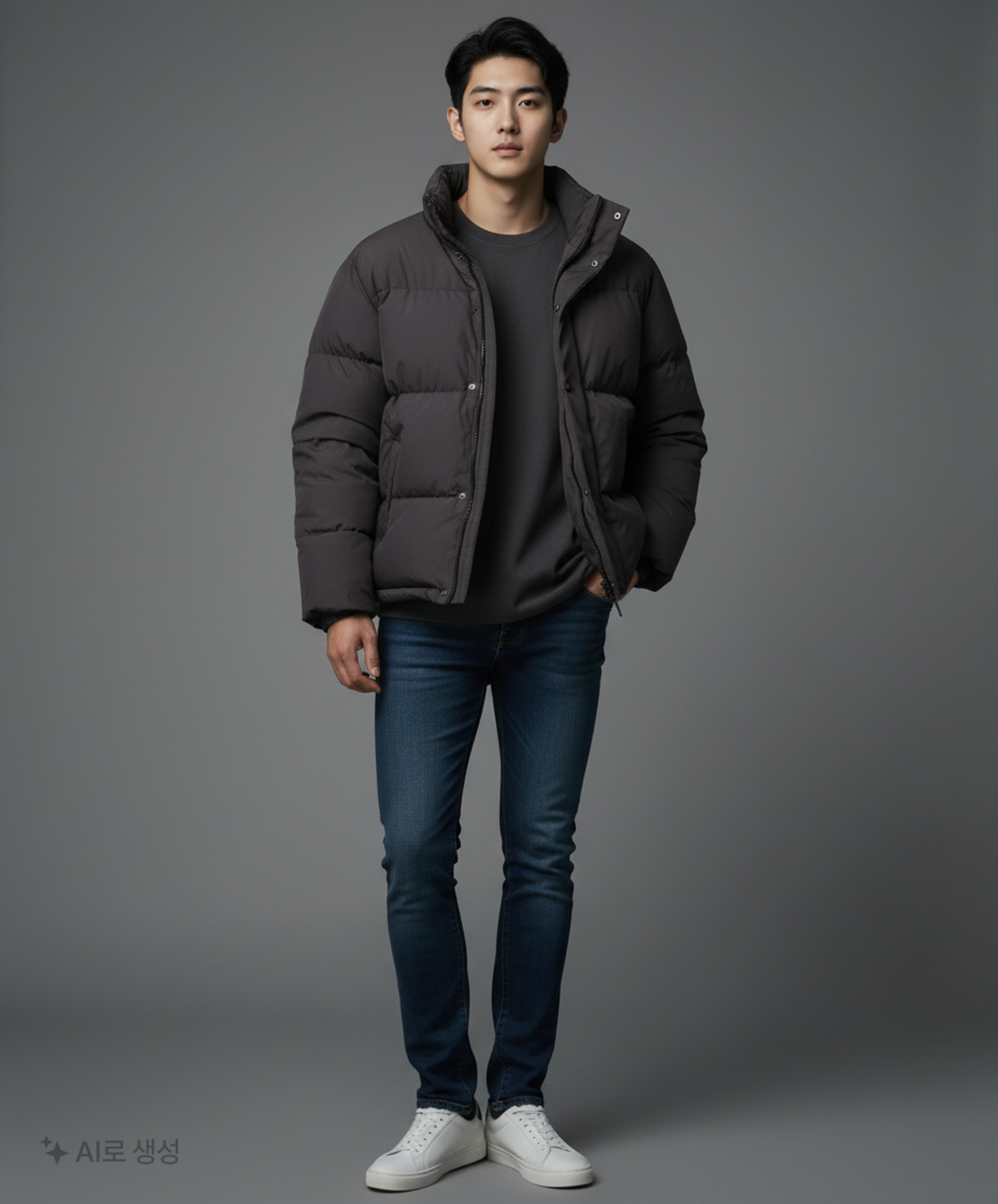 스파오(SPAO) 숏 패딩/숏 헤비 아우터 M