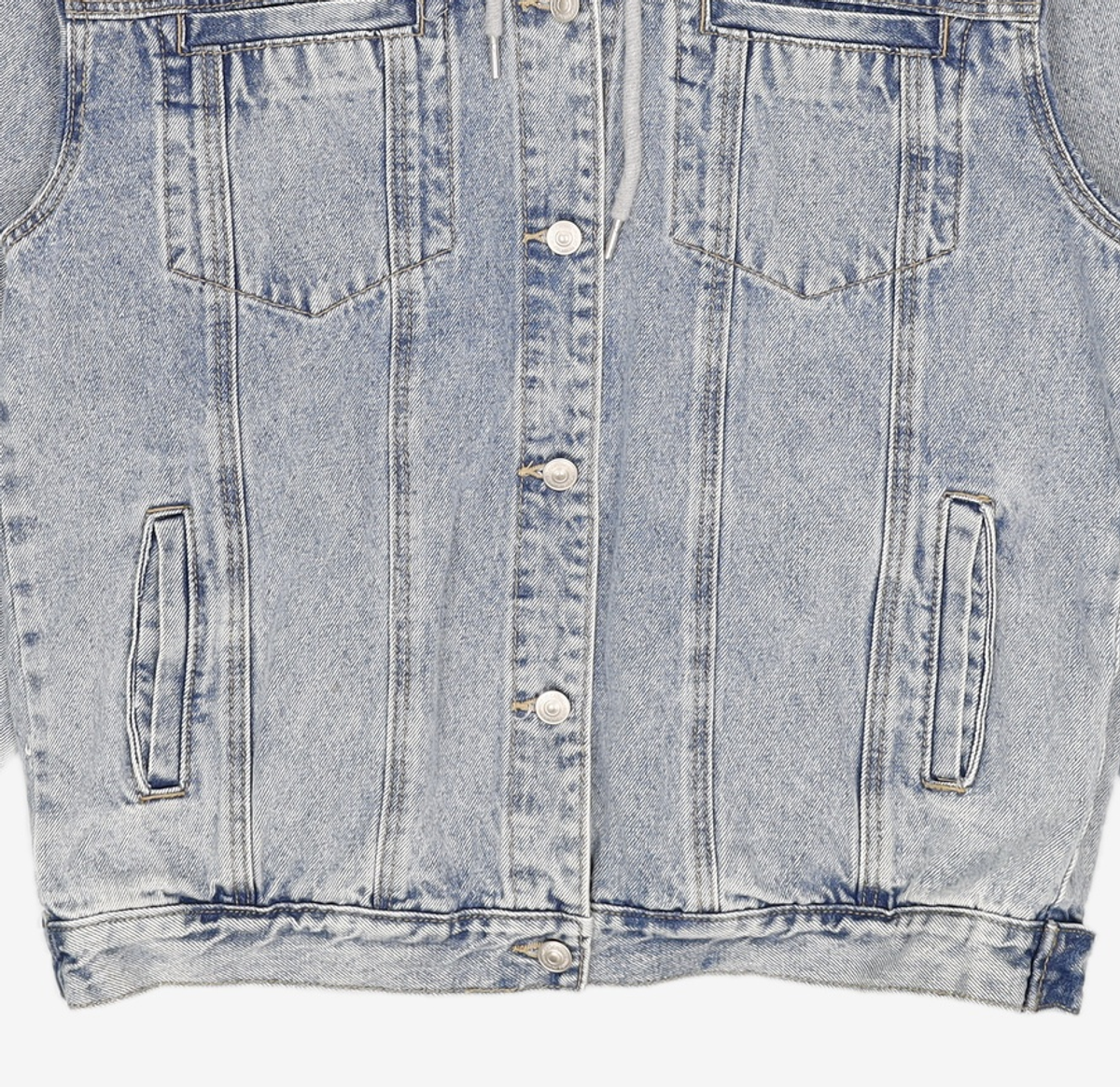 미쏘(MIXXO) 후드 데님 자켓 MIWJEC307J M