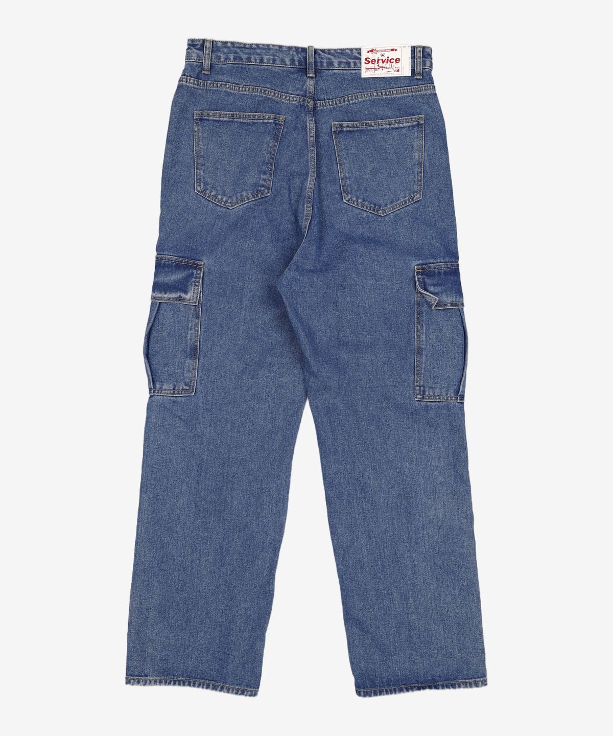 이스트서비스샵(eastserviceshop) Cargo Semi Denim Pants - M/Blue 50