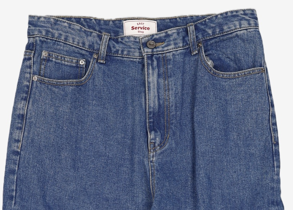 이스트서비스샵(eastserviceshop) Cargo Semi Denim Pants - M/Blue 50