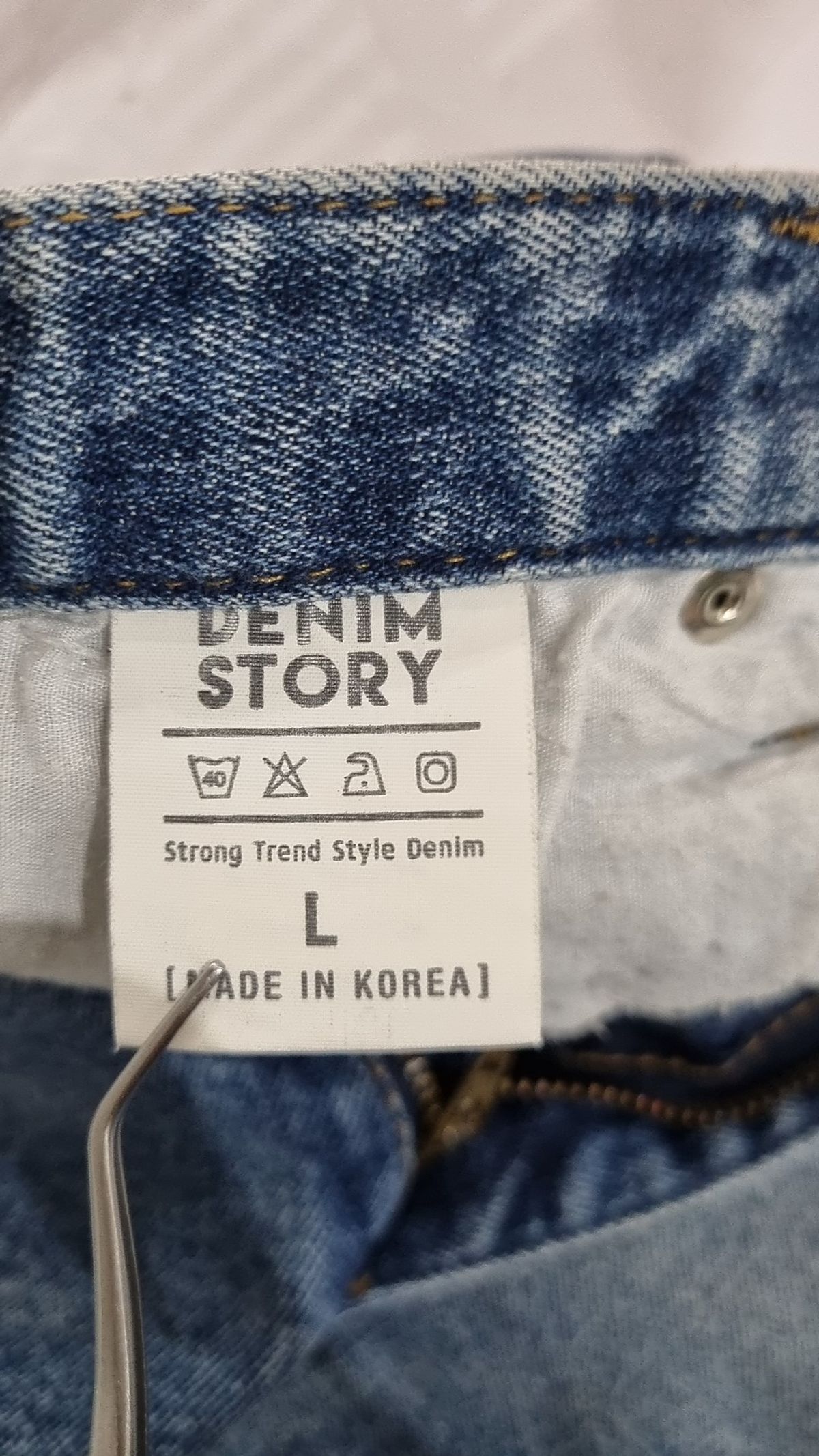 데님 스토리(DENIM STORY) 청/데님 팬츠 L
