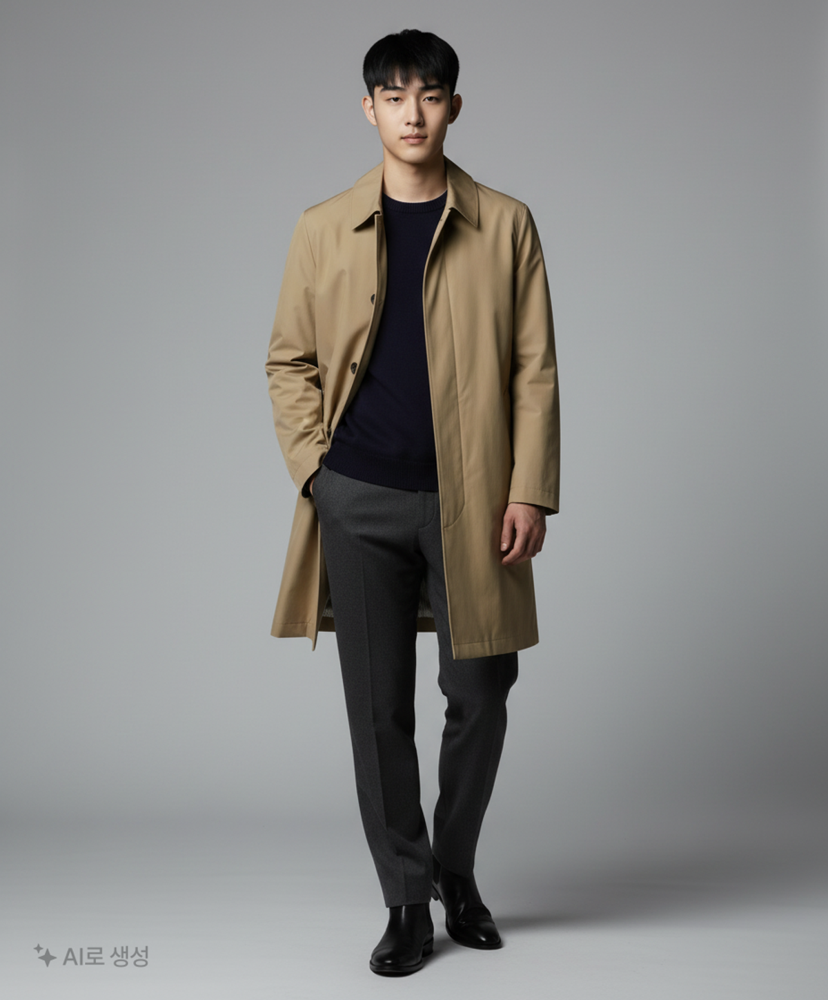 올젠(OLZEN) 봄 가을 코트 XXL