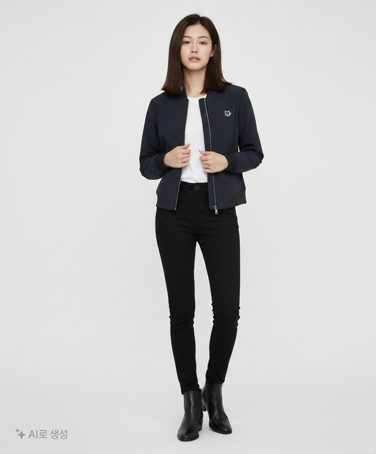 왁(WAAC) Women Cool Loose Jacket_WWUAM24300BKX M