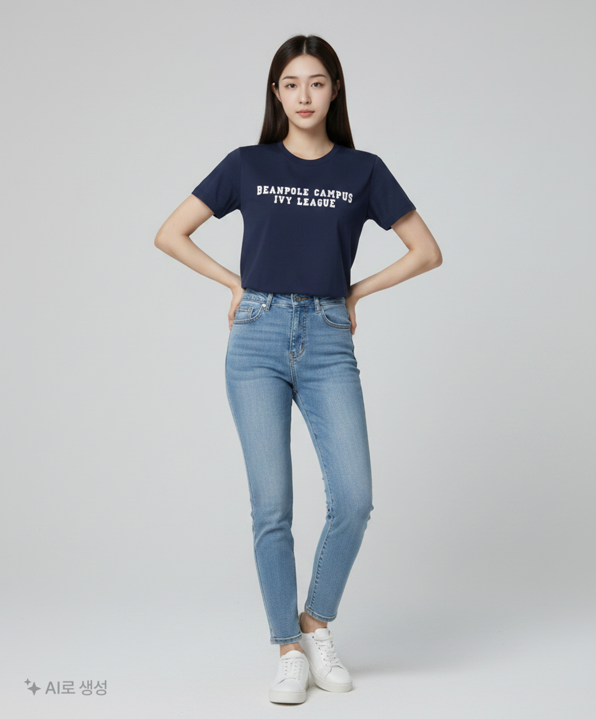 빈폴(BEAN POLE) 반소매 티셔츠 100