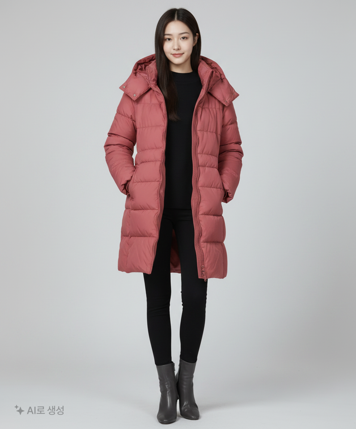 유니클로(UNIQLO) 롱 패딩/롱 헤비 아우터 M