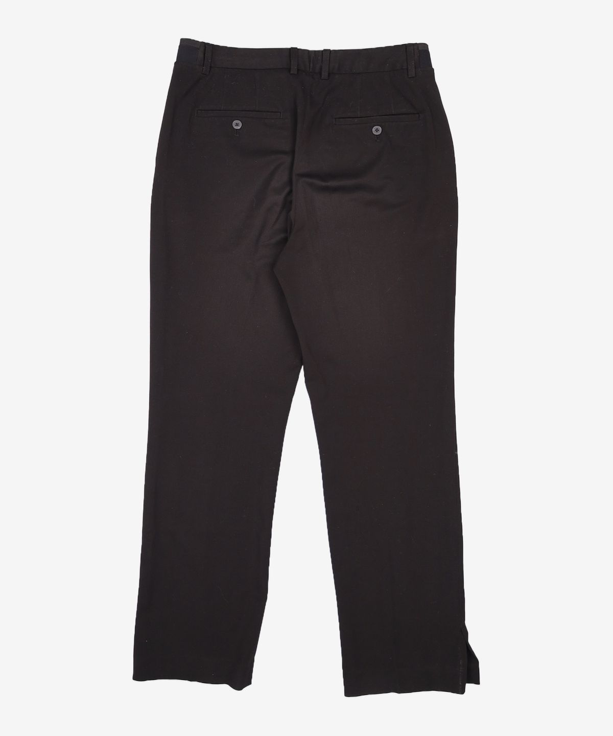 가먼트레이블(GARMENT LABLE) Banding Side Slit Slacks - Black L