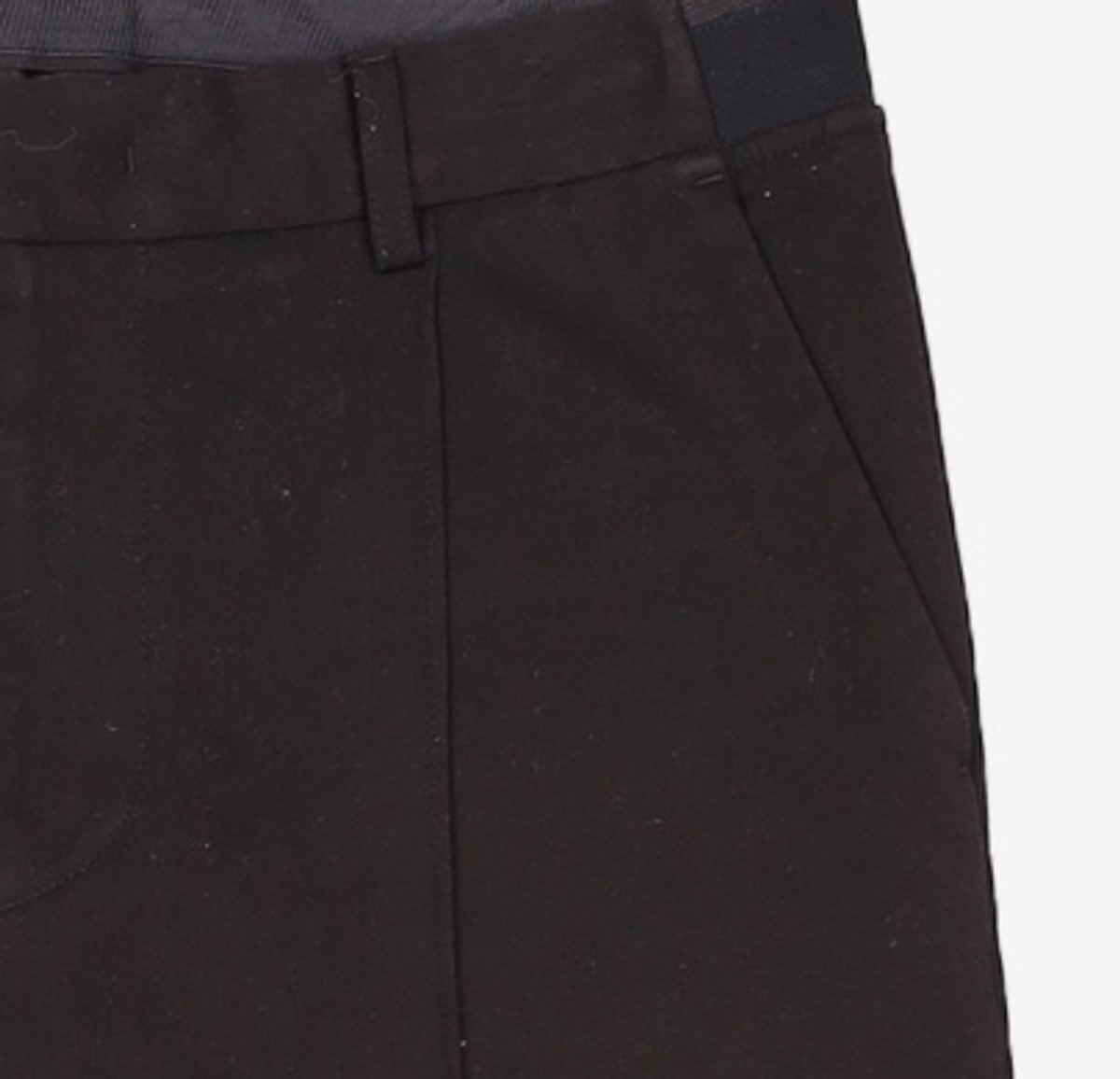 가먼트레이블(GARMENT LABLE) Banding Side Slit Slacks - Black L