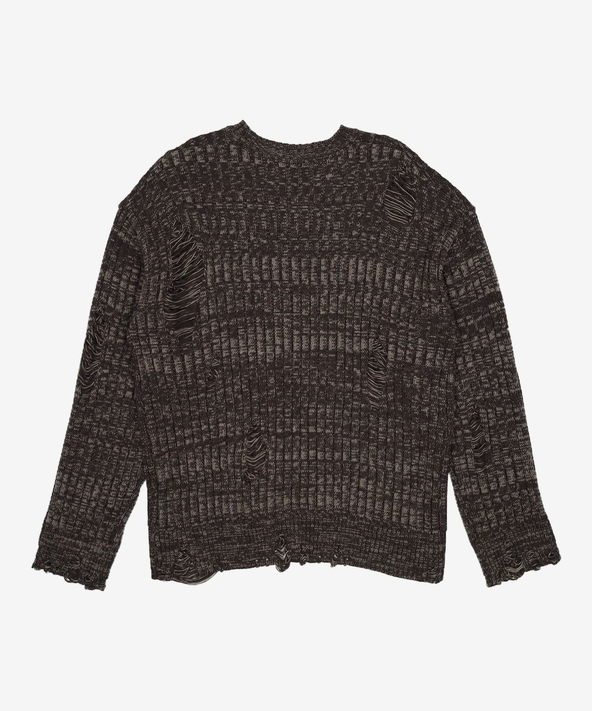 메인부스(MAINBOOTH) Fragile Club Damage Sweater(BLACK) M
