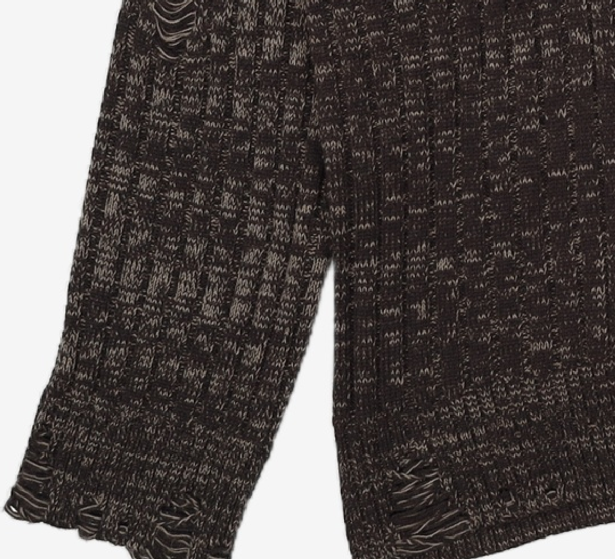 메인부스(MAINBOOTH) Fragile Club Damage Sweater(BLACK) M