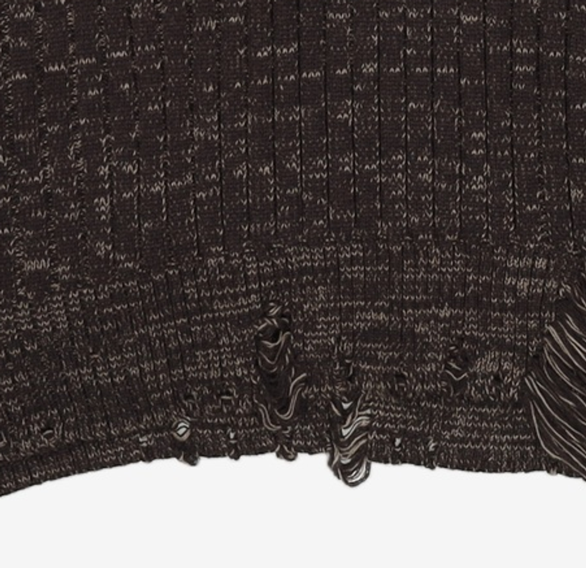 메인부스(MAINBOOTH) Fragile Club Damage Sweater(BLACK) M