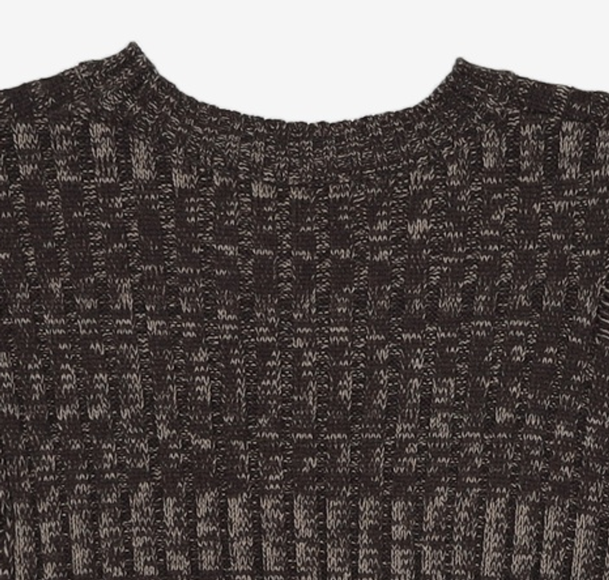 메인부스(MAINBOOTH) Fragile Club Damage Sweater(BLACK) M