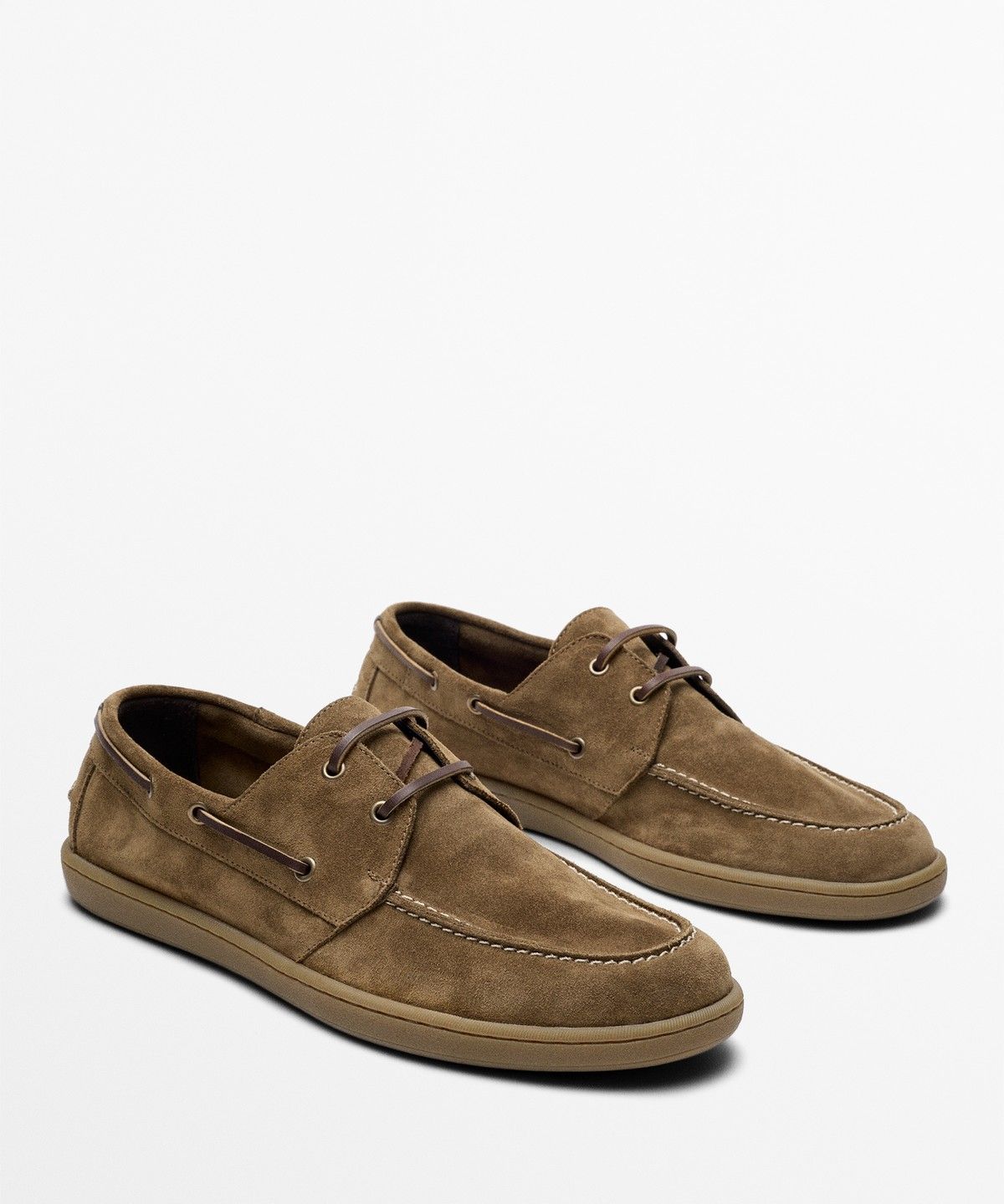 마시모두띠(MASSIMO DUTTI) 소프트 레더 보트 슈즈