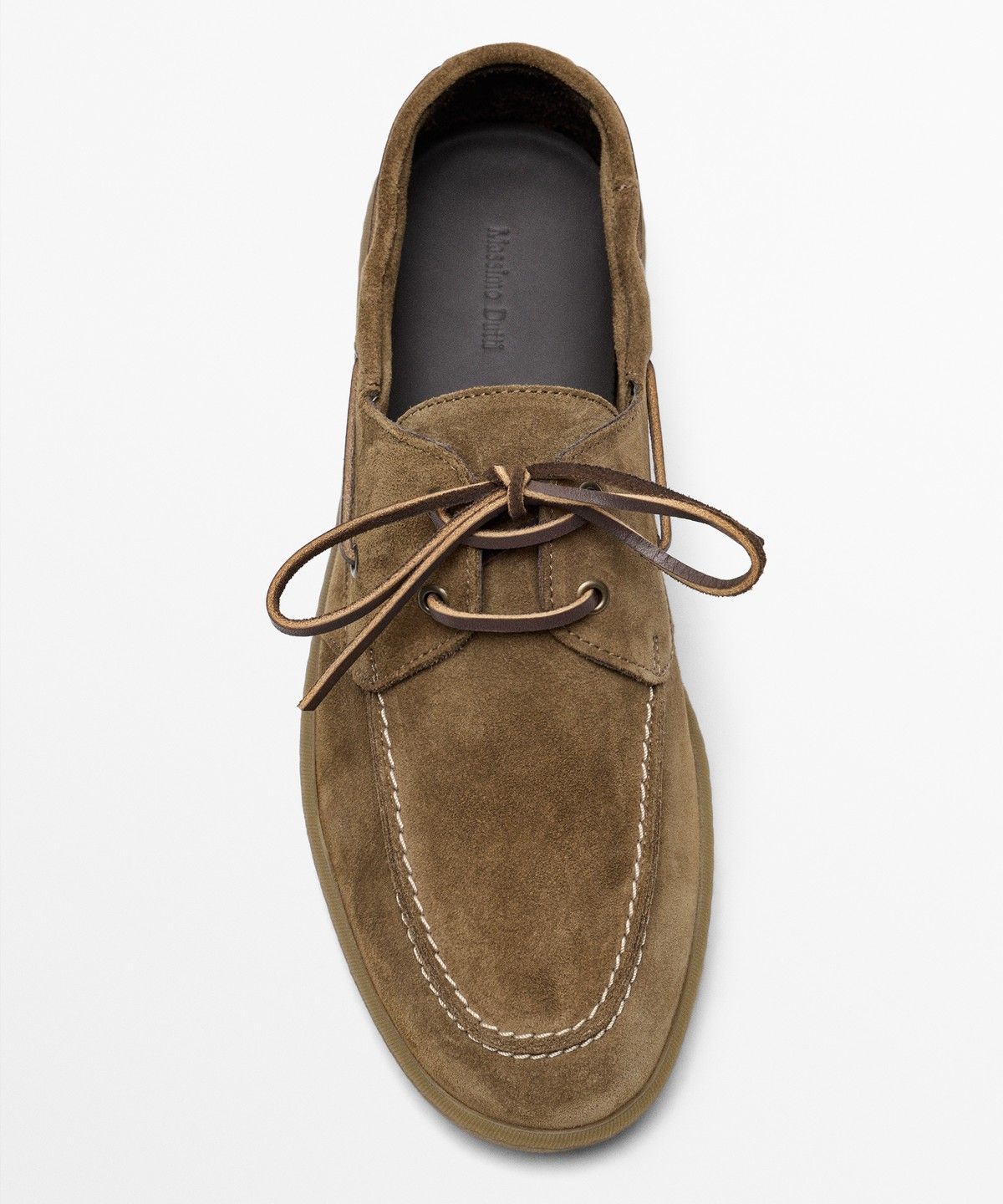 마시모두띠(MASSIMO DUTTI) 소프트 레더 보트 슈즈