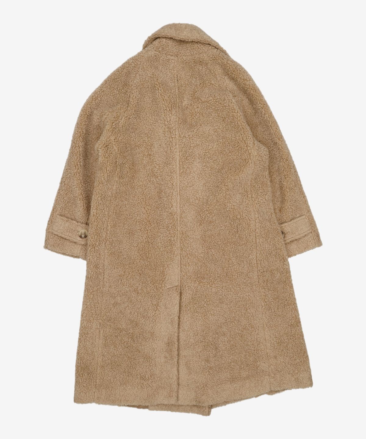 와드로브(WARDROBE) OVERFIT TEDDY BEAR COAT_BROWN FREE