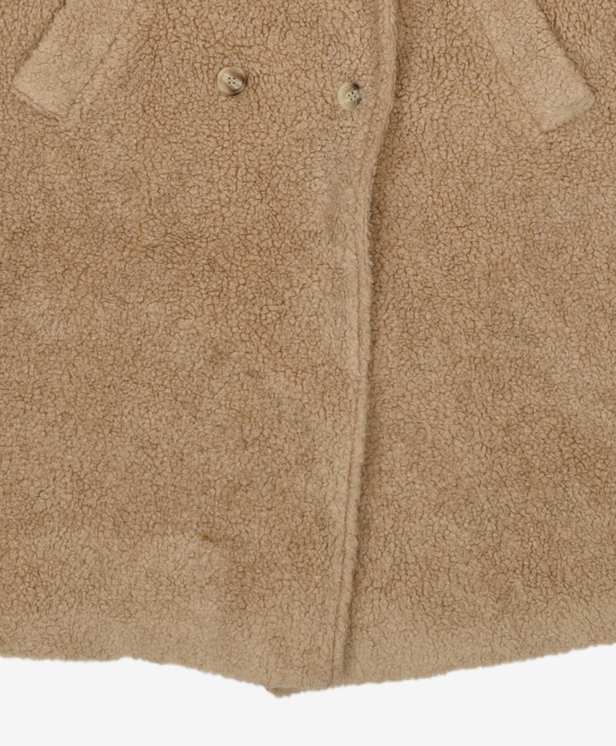 와드로브(WARDROBE) OVERFIT TEDDY BEAR COAT_BROWN FREE
