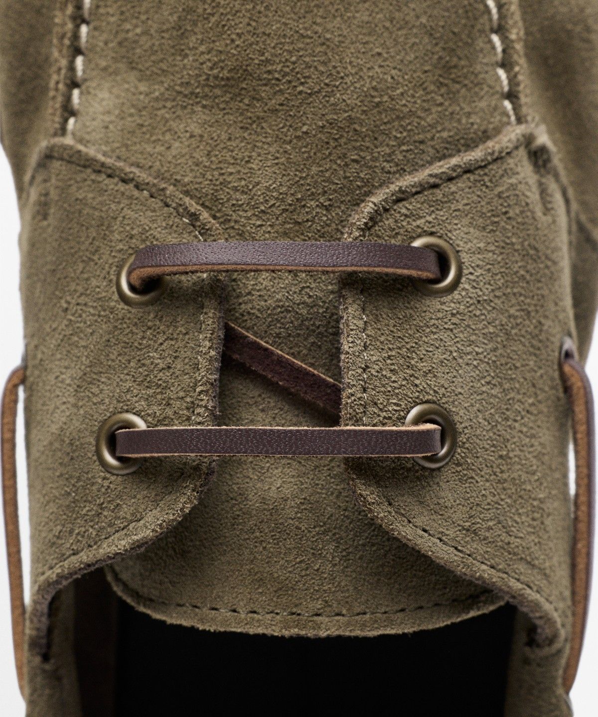 마시모두띠(MASSIMO DUTTI) 소프트 레더 보트 슈즈