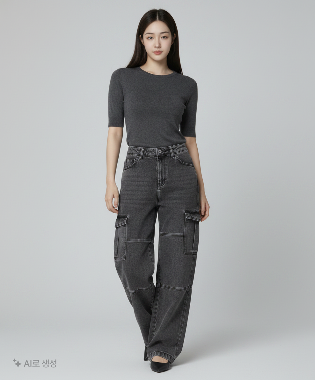 디바이디드에이치앤엠(DIVIDED H&M) 청/데님 팬츠 155/64A