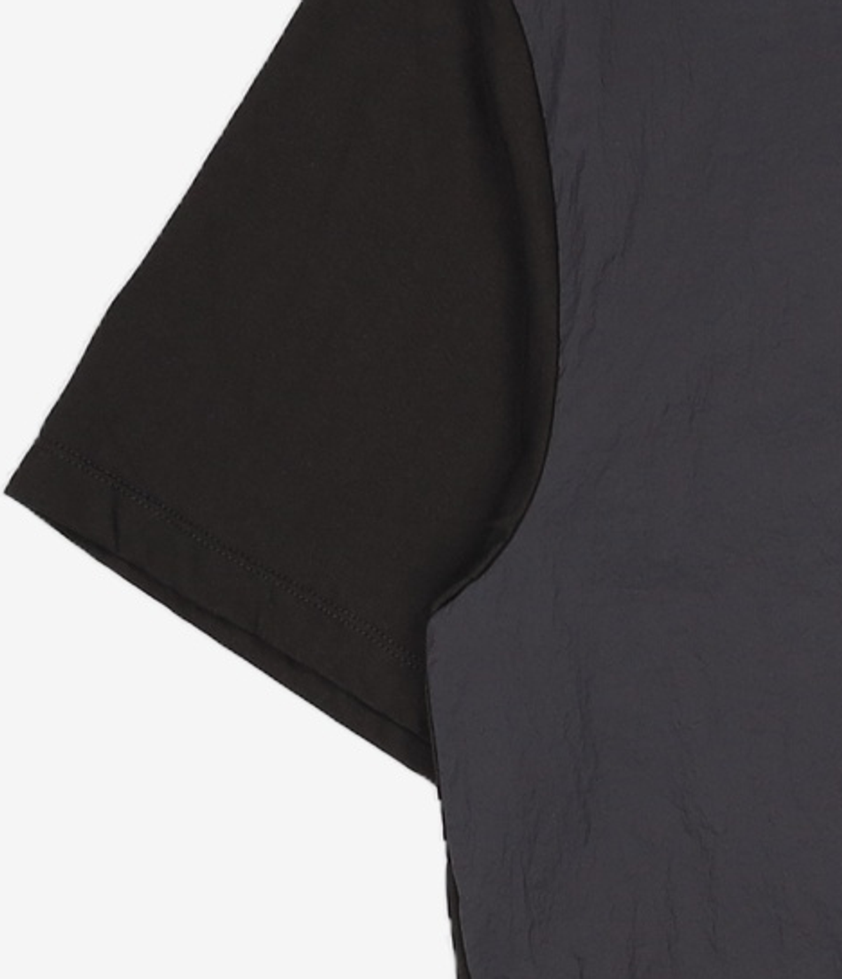 카사카사(KASAKASA) Drawstring Layered T-Shirt Black L