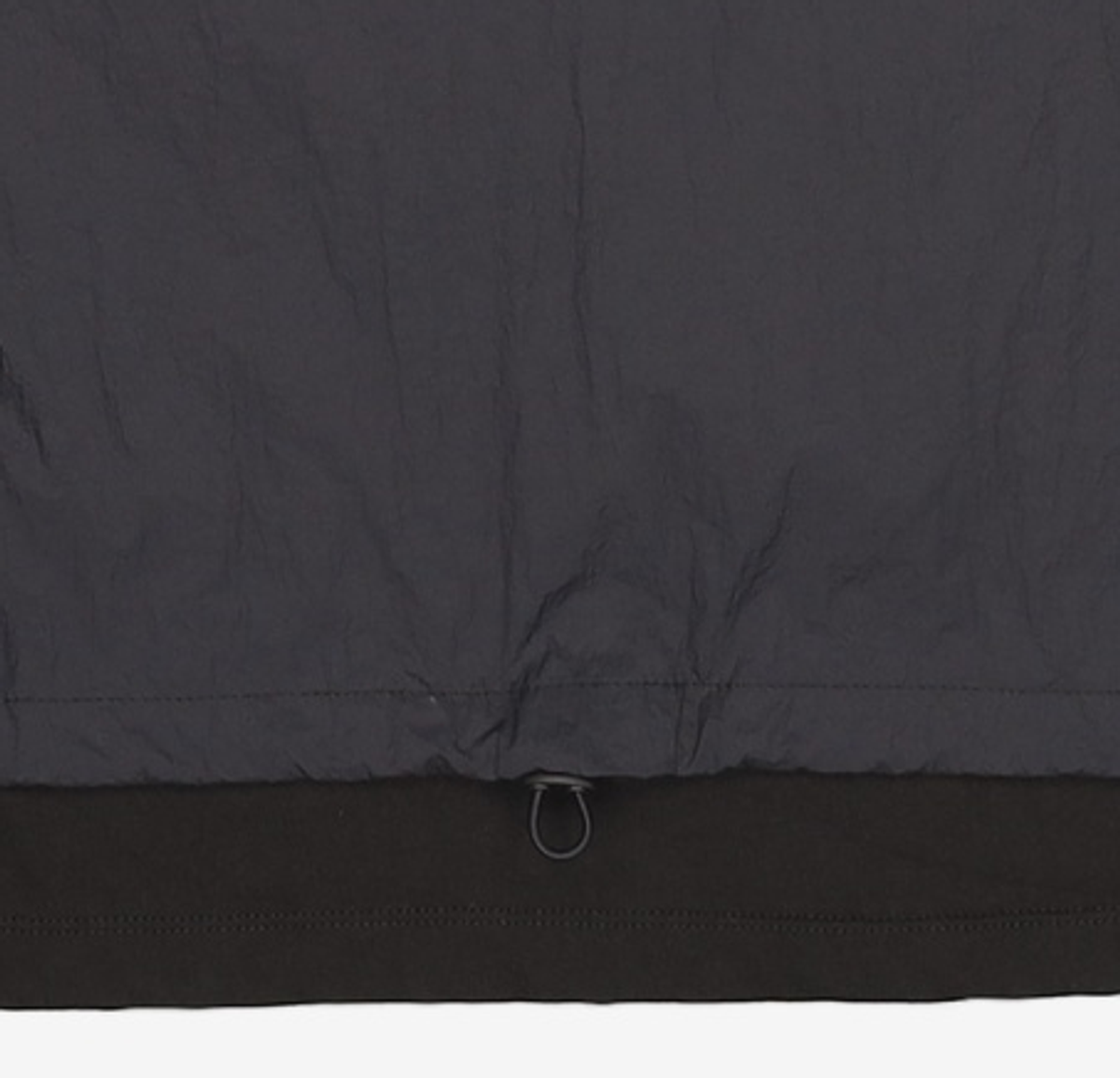 카사카사(KASAKASA) Drawstring Layered T-Shirt Black L