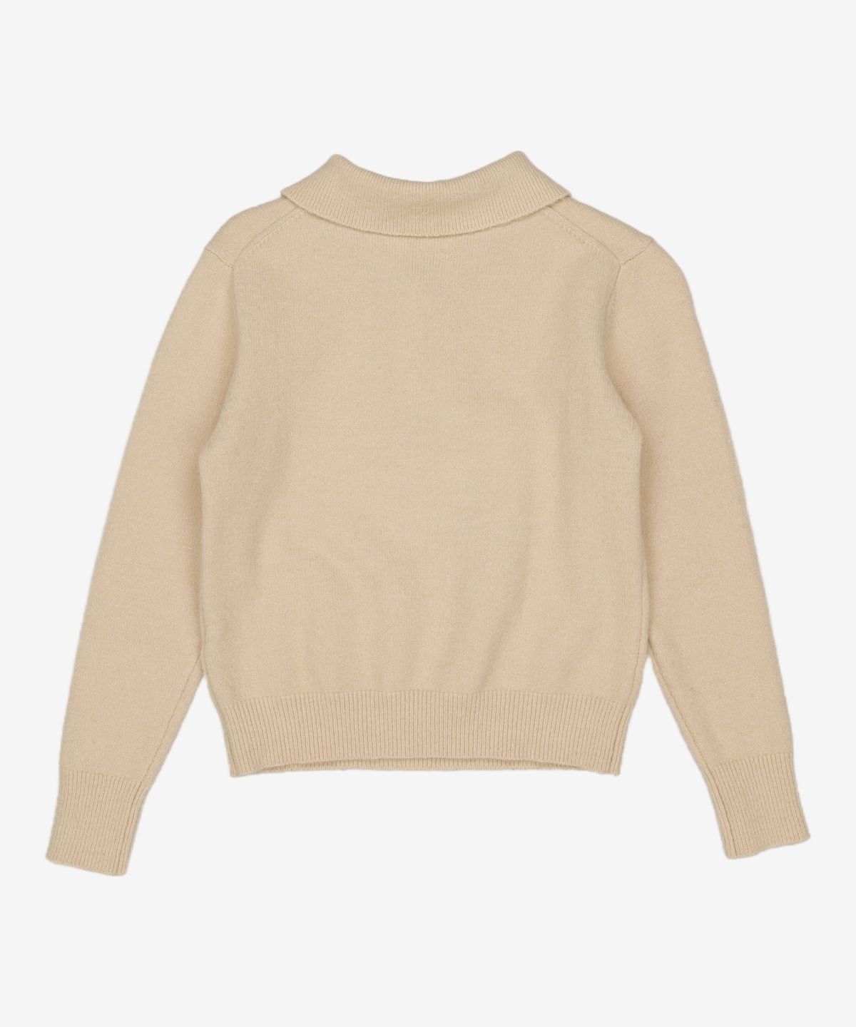 룩캐스트(LOOKAST) 아이보리 밸라 카라 니트 / IVORY BELLA COLLAR KNIT ONE