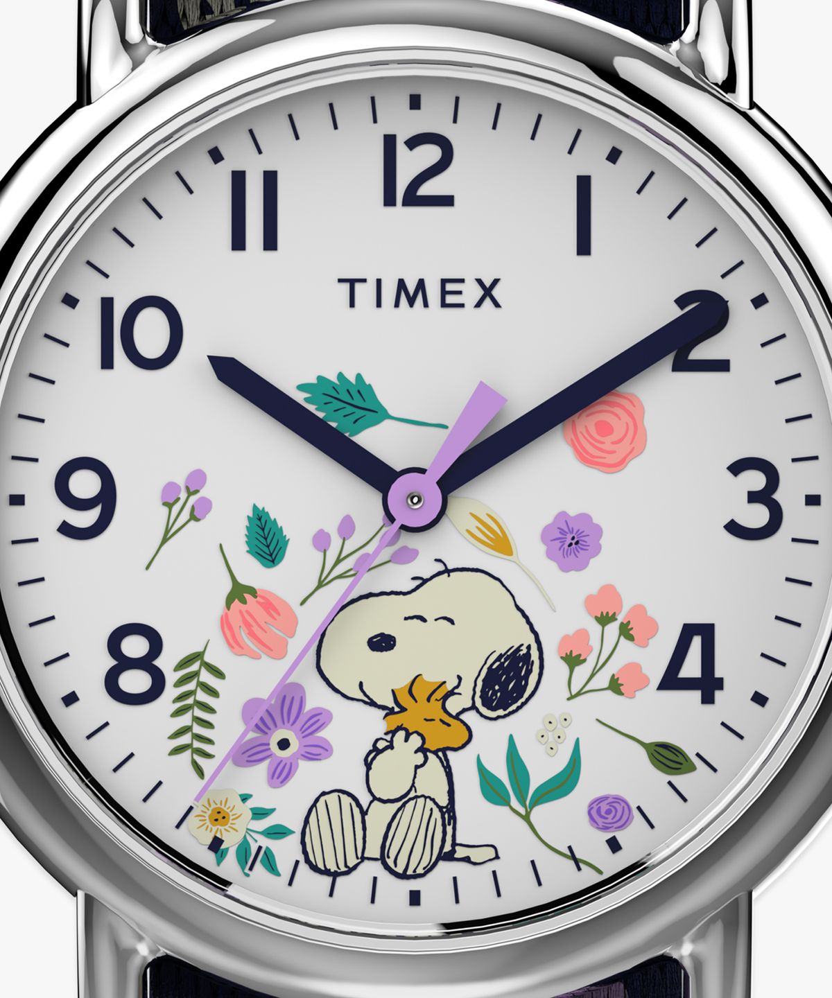 타이맥스(TIMEX) 타이맥스 x 피너츠 위켄더 스누피 플로랄 패브릭시계 31mm