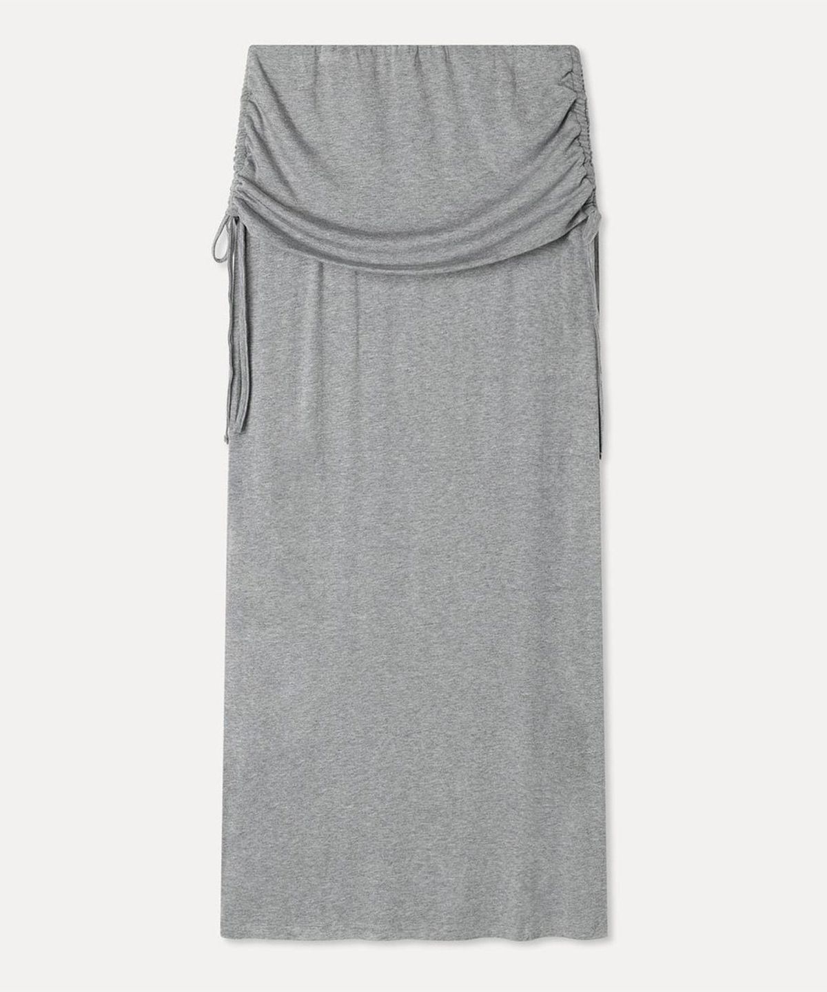 미쏘(MIXXO) 폴디드 밴딩 셔링 스커트_MIWWMG916C
