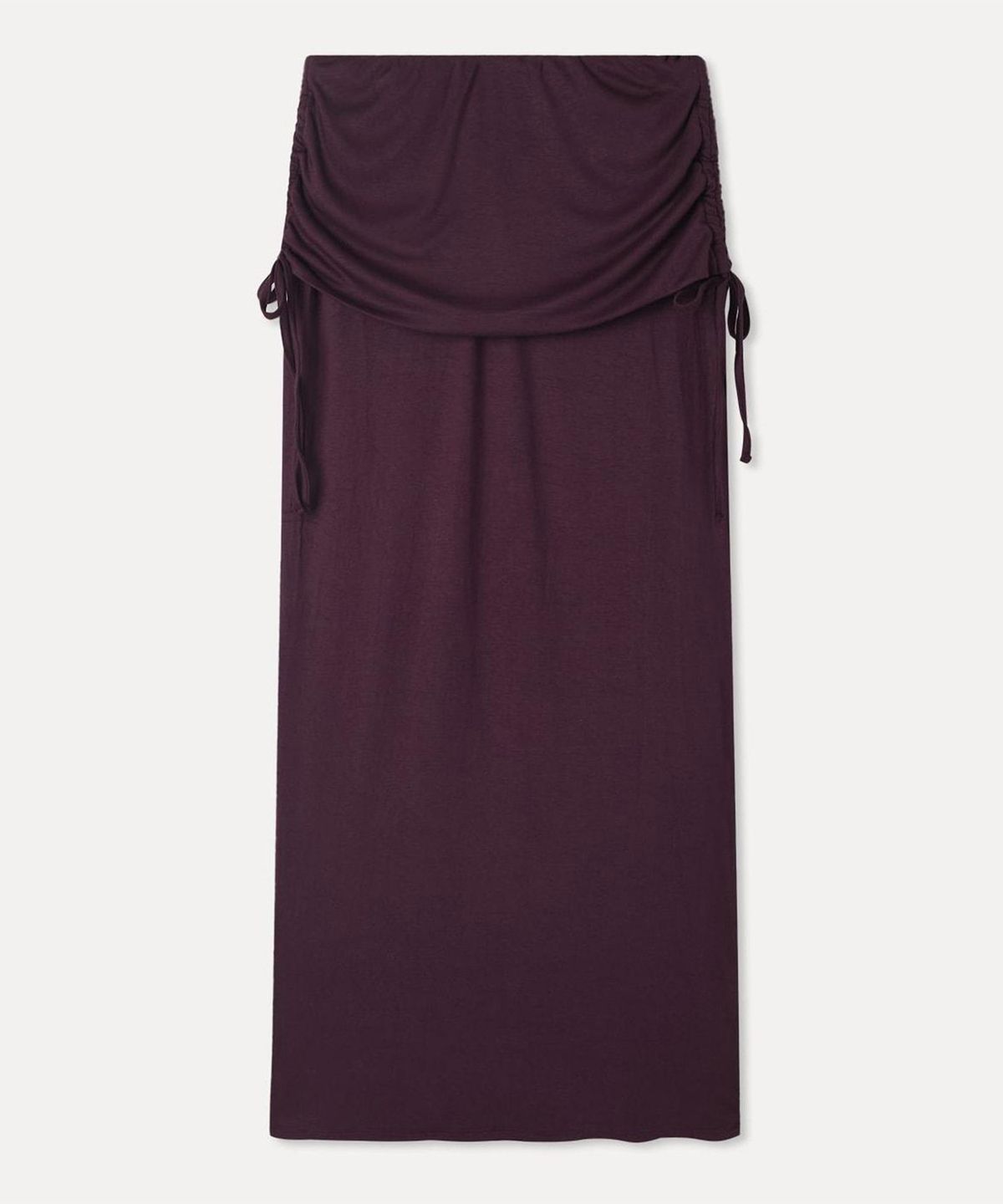 미쏘(MIXXO) 폴디드 밴딩 셔링 스커트_MIWWMG916C