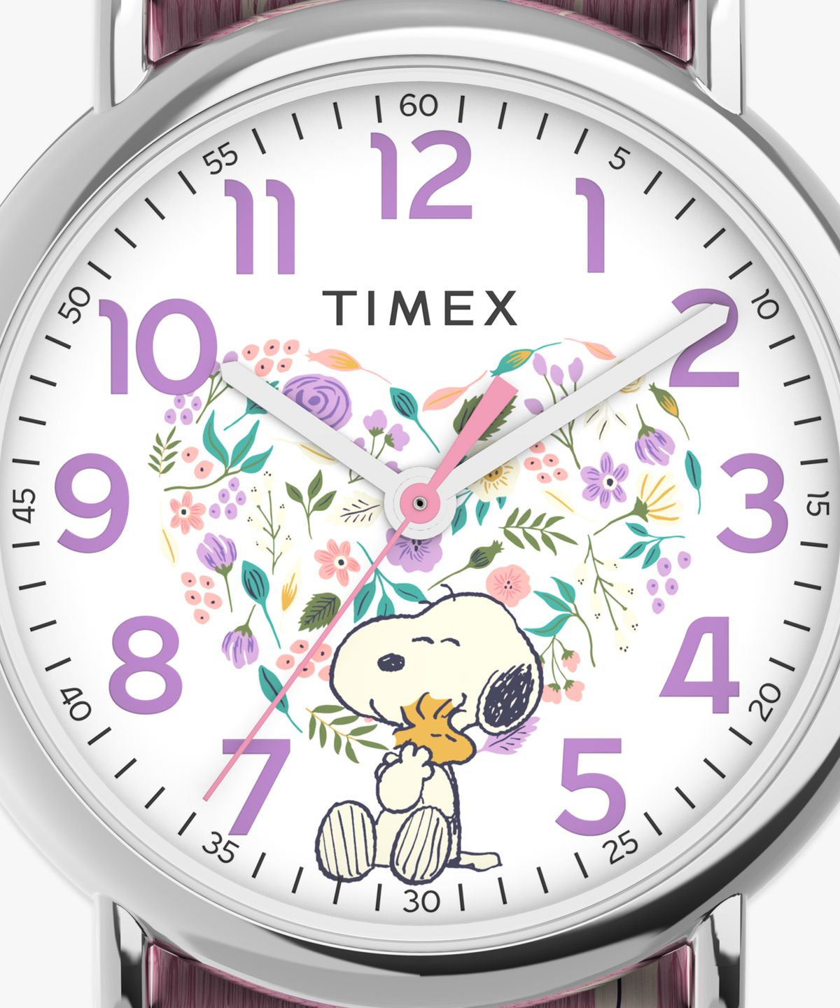 타이맥스(TIMEX) 타이맥스 x 피너츠 위켄더 스누피 인 블룸 귀여운시계 38mm