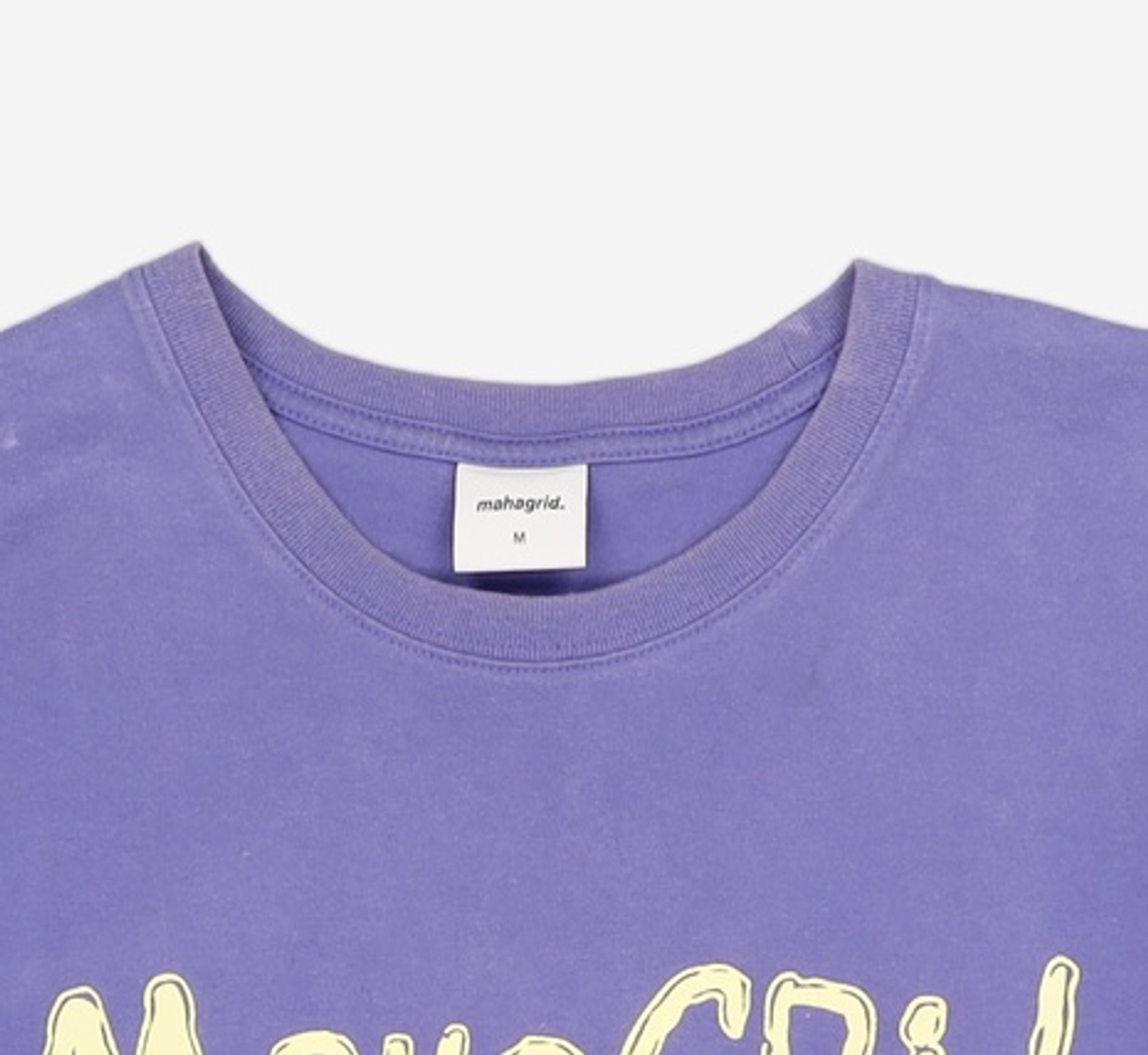 마하그리드(MAHAGRID) BACKSTAGE LS TEE PURPLE(MG2DSMT551A) M