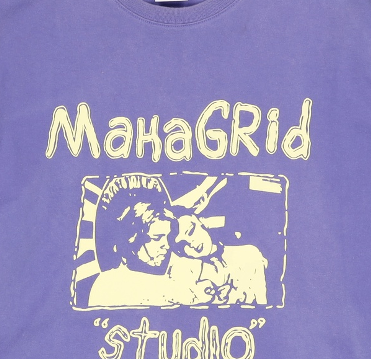 마하그리드(MAHAGRID) BACKSTAGE LS TEE PURPLE(MG2DSMT551A) M