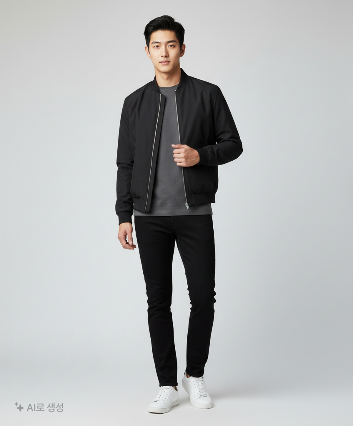 에이치앤엠(H&M) 항공 점퍼/블루종/MA-1 M