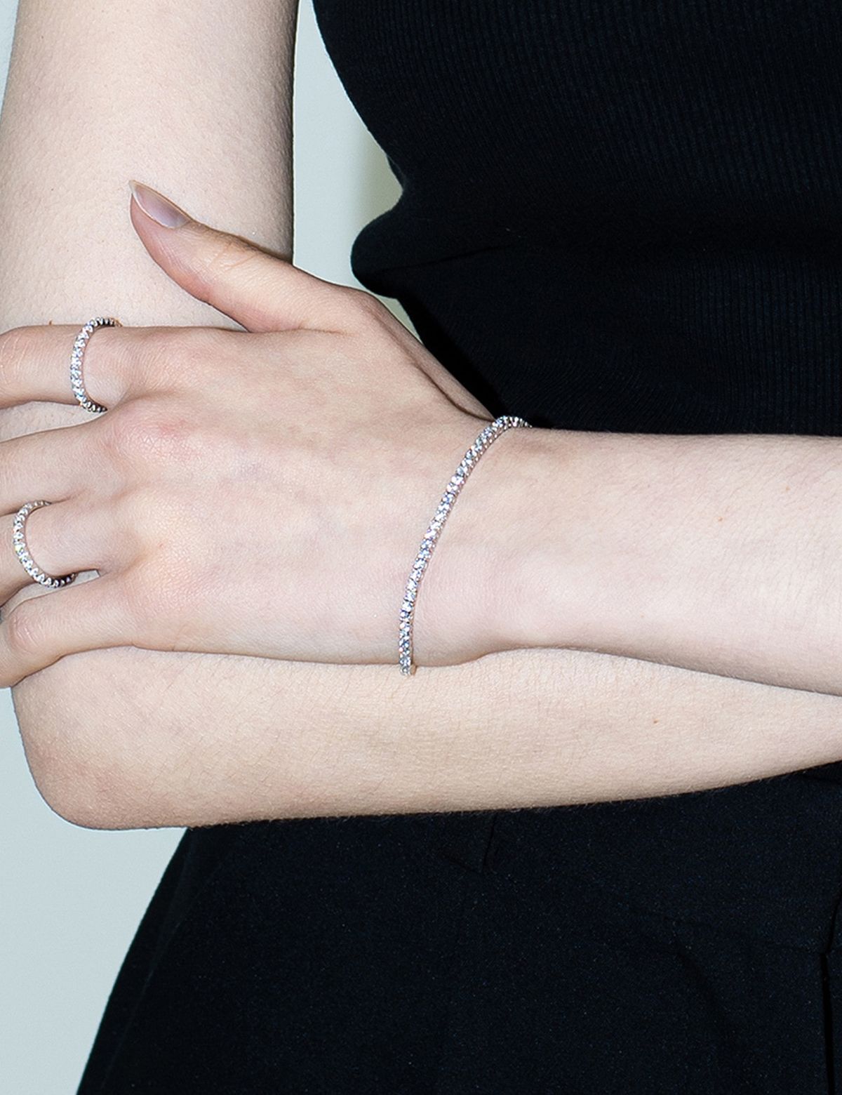아이스볼(ICEBALL) Ice tennis bracelet 2mm (WG)