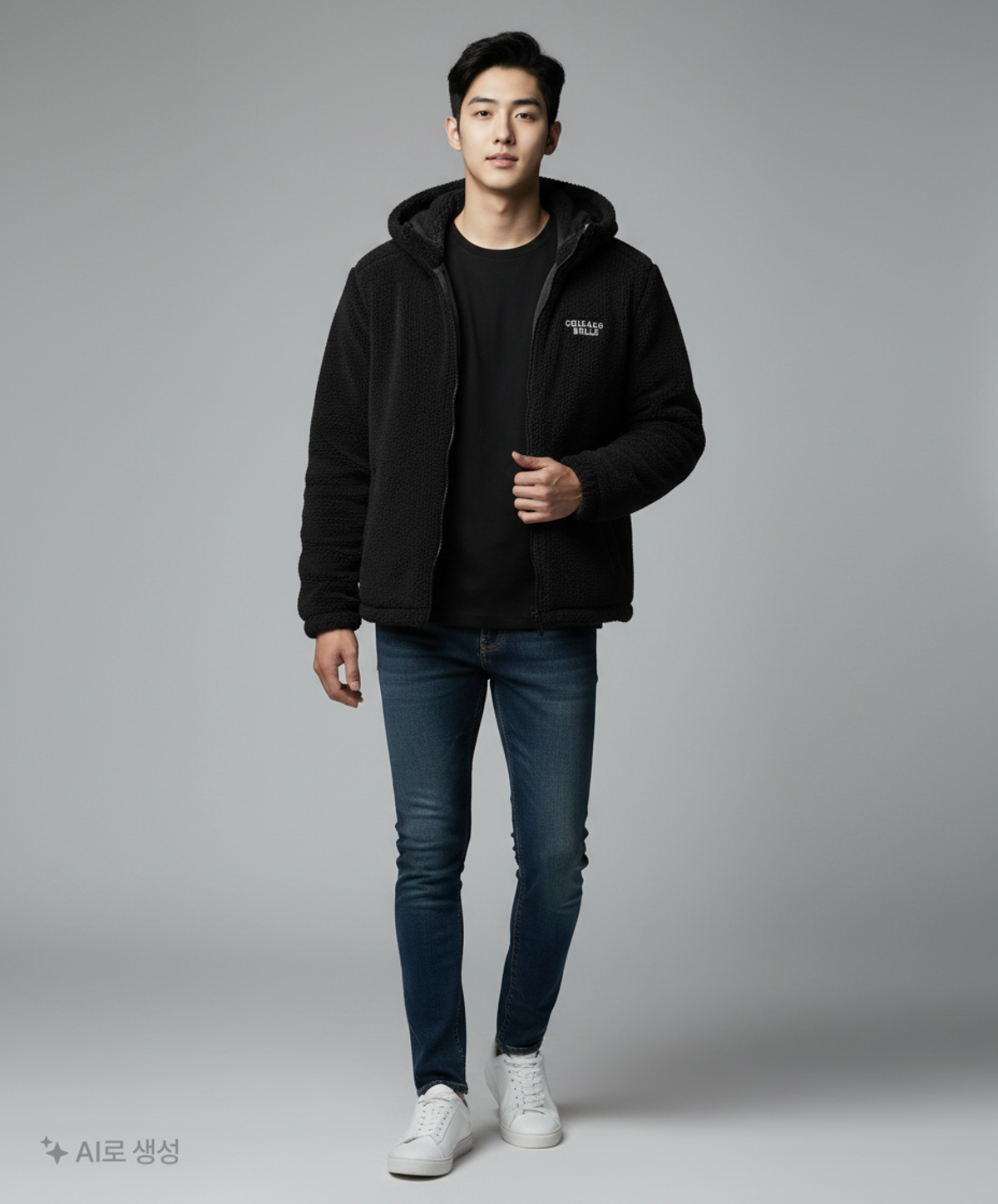 엔비에이(NBA) CHI BULLS 리버시블 보아 후드 점퍼_N204JP112P M