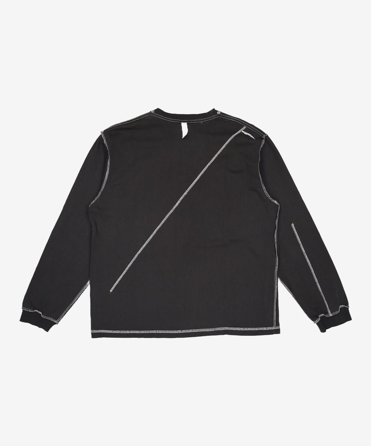 노매뉴얼(NOMANUAL) R.D LONG SLEEVE TEE - BLACK 100
