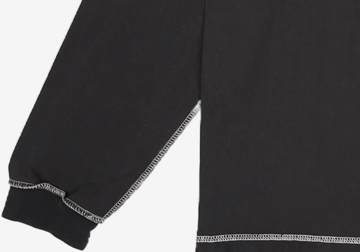노매뉴얼(NOMANUAL) R.D LONG SLEEVE TEE - BLACK 100