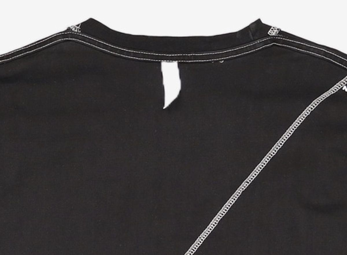 노매뉴얼(NOMANUAL) R.D LONG SLEEVE TEE - BLACK 100