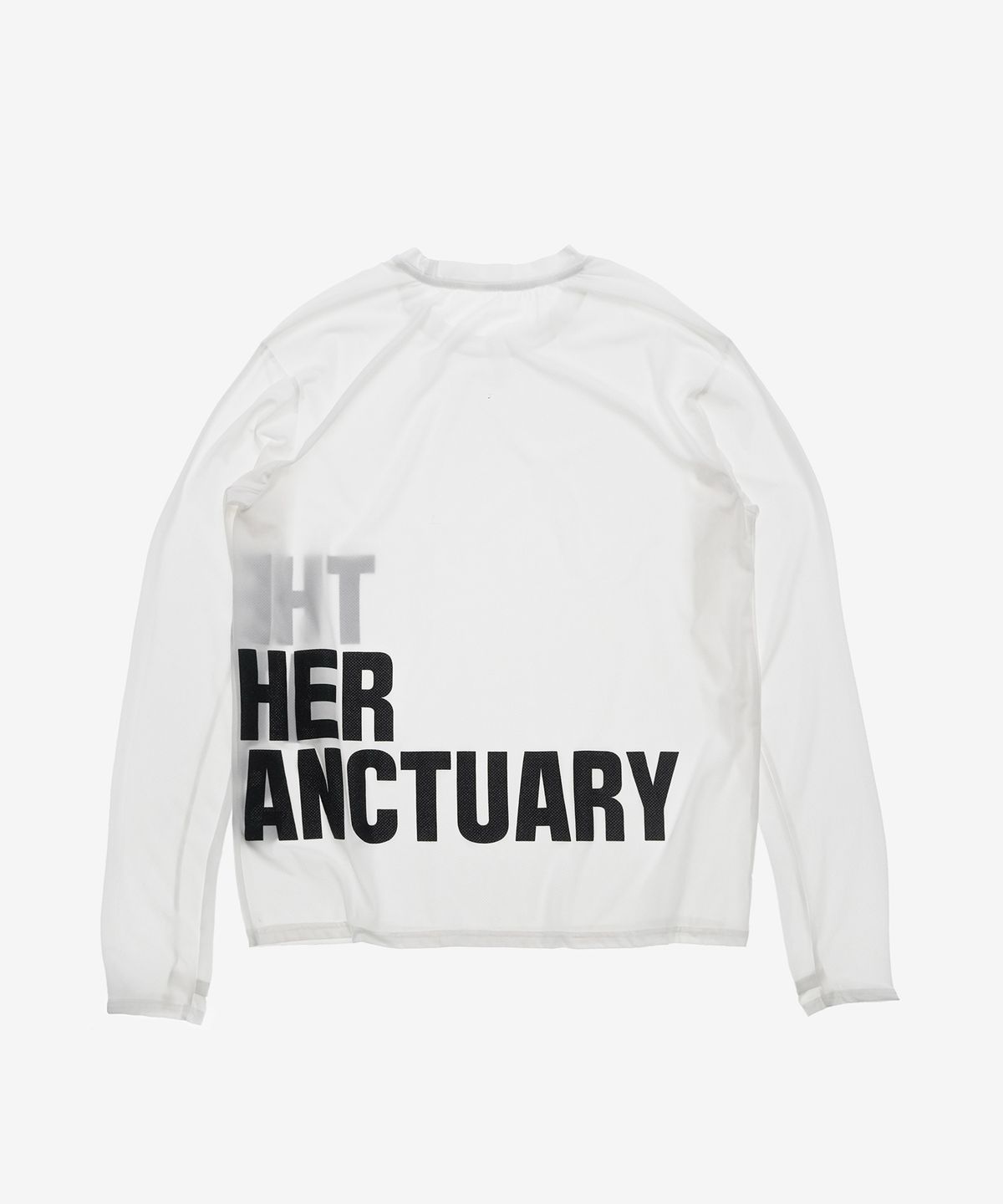타스 (디아더생츄어리)(TAS (THEATHERSANCTUARY)) 오리진 빅로고 메쉬 긴팔 티셔츠 (화이트)
