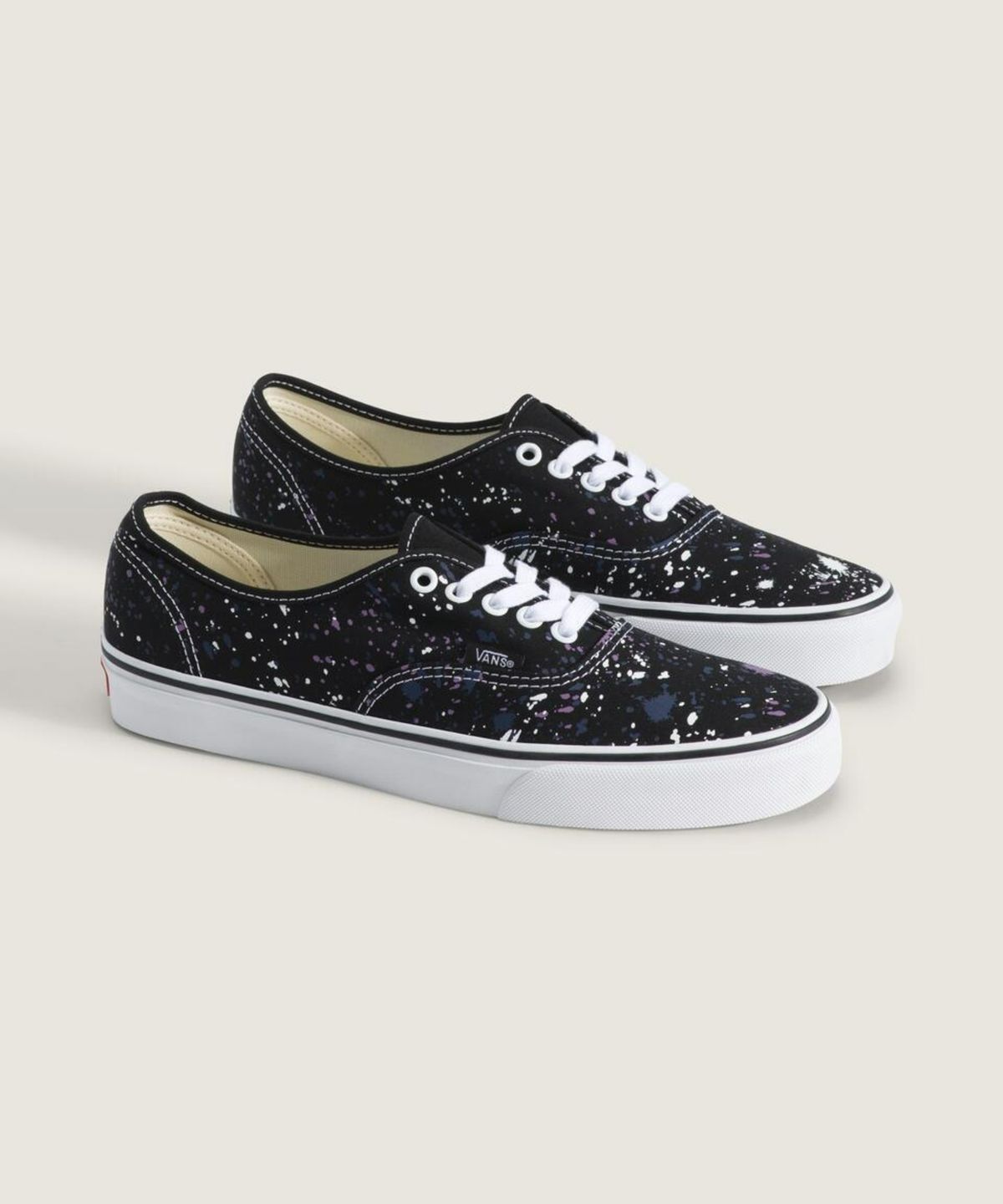 반스(VANS) 어센틱 - 스플래터 블랙:멀티 / VN000D7YBMV1