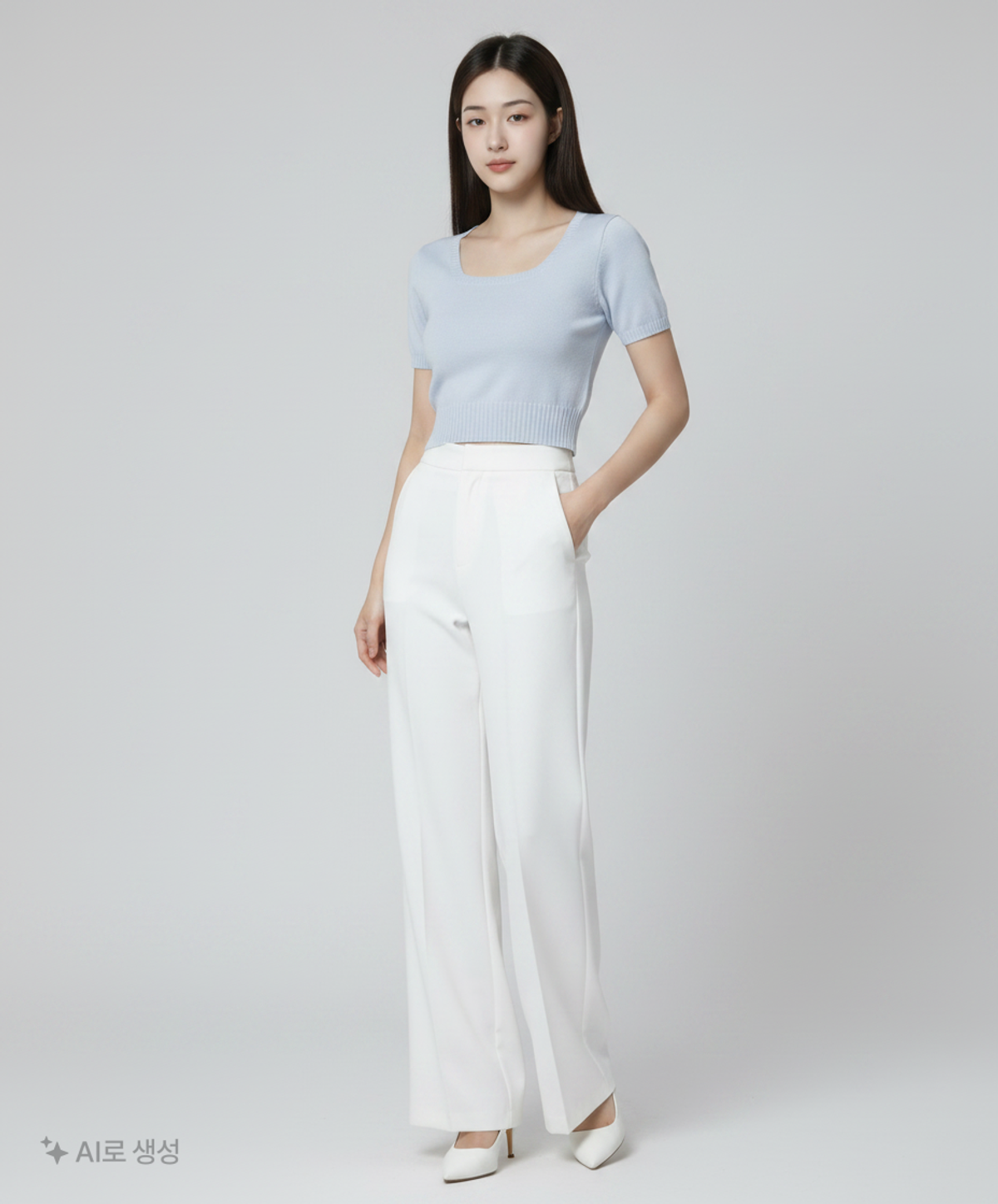 미쏘(MIXXO) [리오더]스퀘어넥 반팔 풀오버_KAC434T RE MIWKAC53QT M
